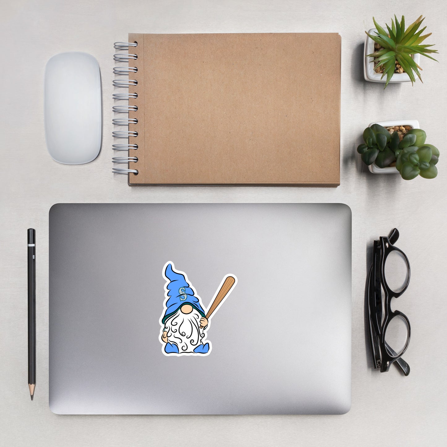 Seattle Mariners Vinyl Gnome Sticker