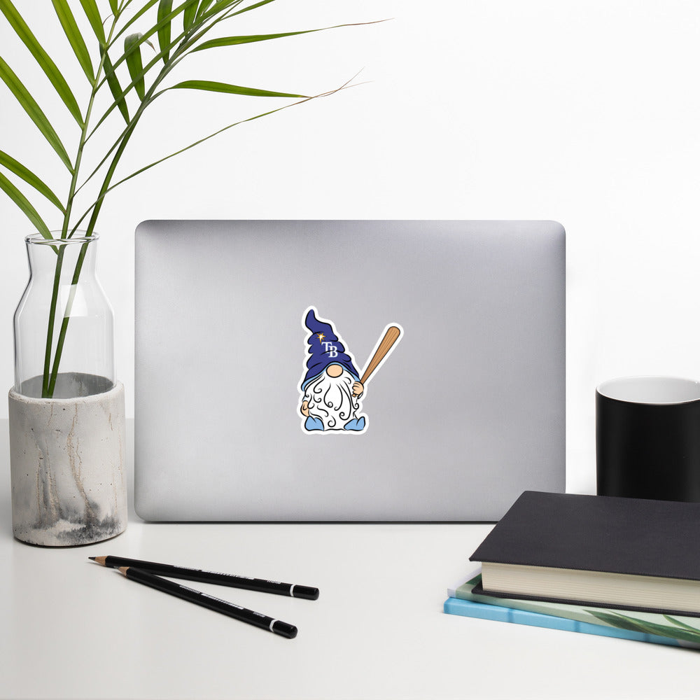 Tampa Bay Rays Vinyl Gnome Sticker