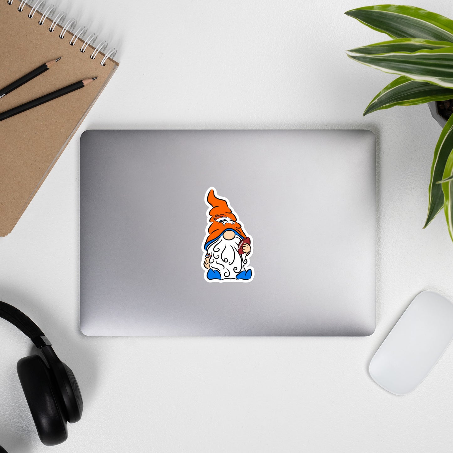 Denver Broncos Vinyl Gnome Sticker