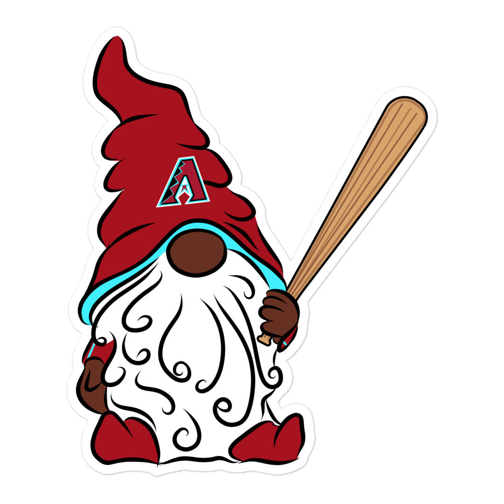 Arizona Diamondbacks Vinyl Gnome Sticker