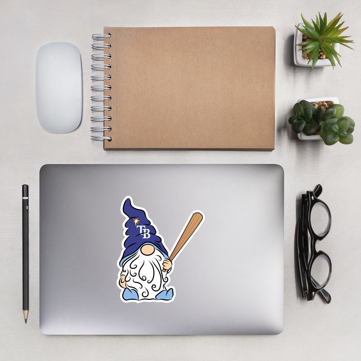 Tampa Bay Rays Vinyl Gnome Sticker