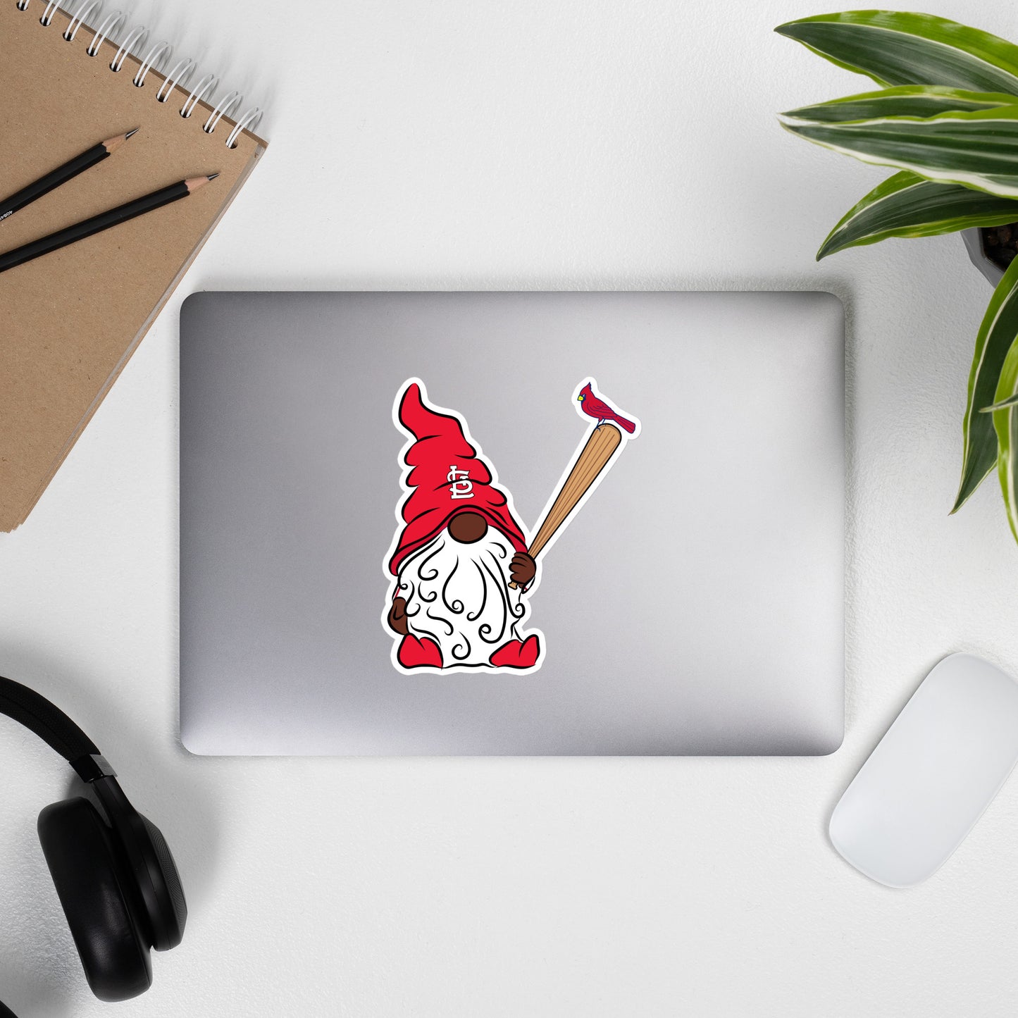 St. Louis Cardinals Vinyl Gnome Sticker Decal