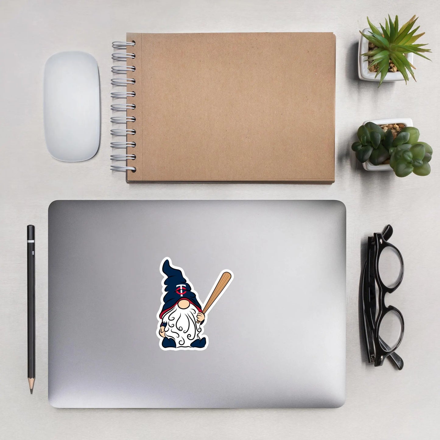 Minnesota Twins Vinyl Gnome Sticker Decal