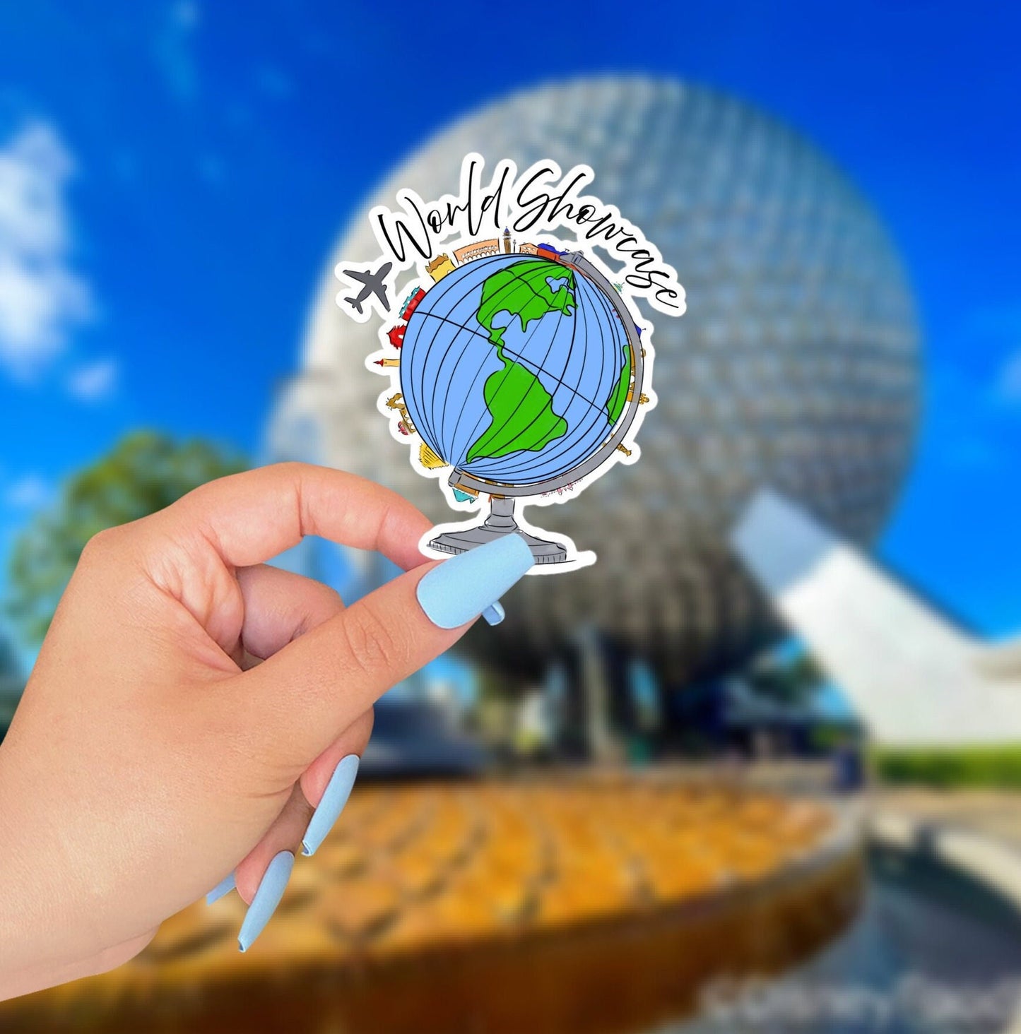 Disney Epcot World Showcase Vinyl Sticker Decal