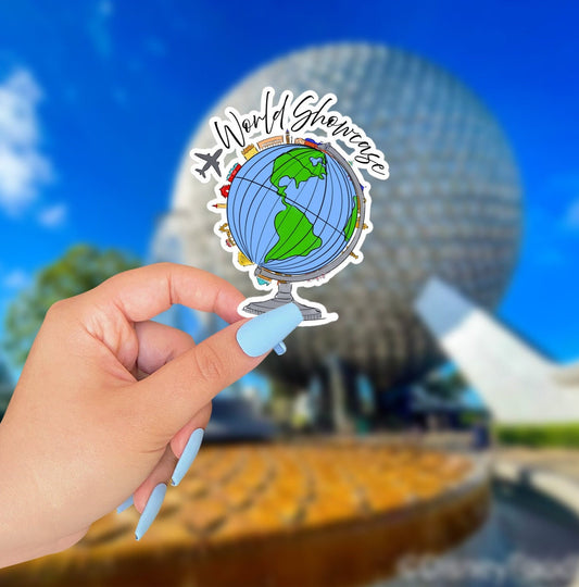Disney Epcot World Showcase Vinyl Sticker Decal
