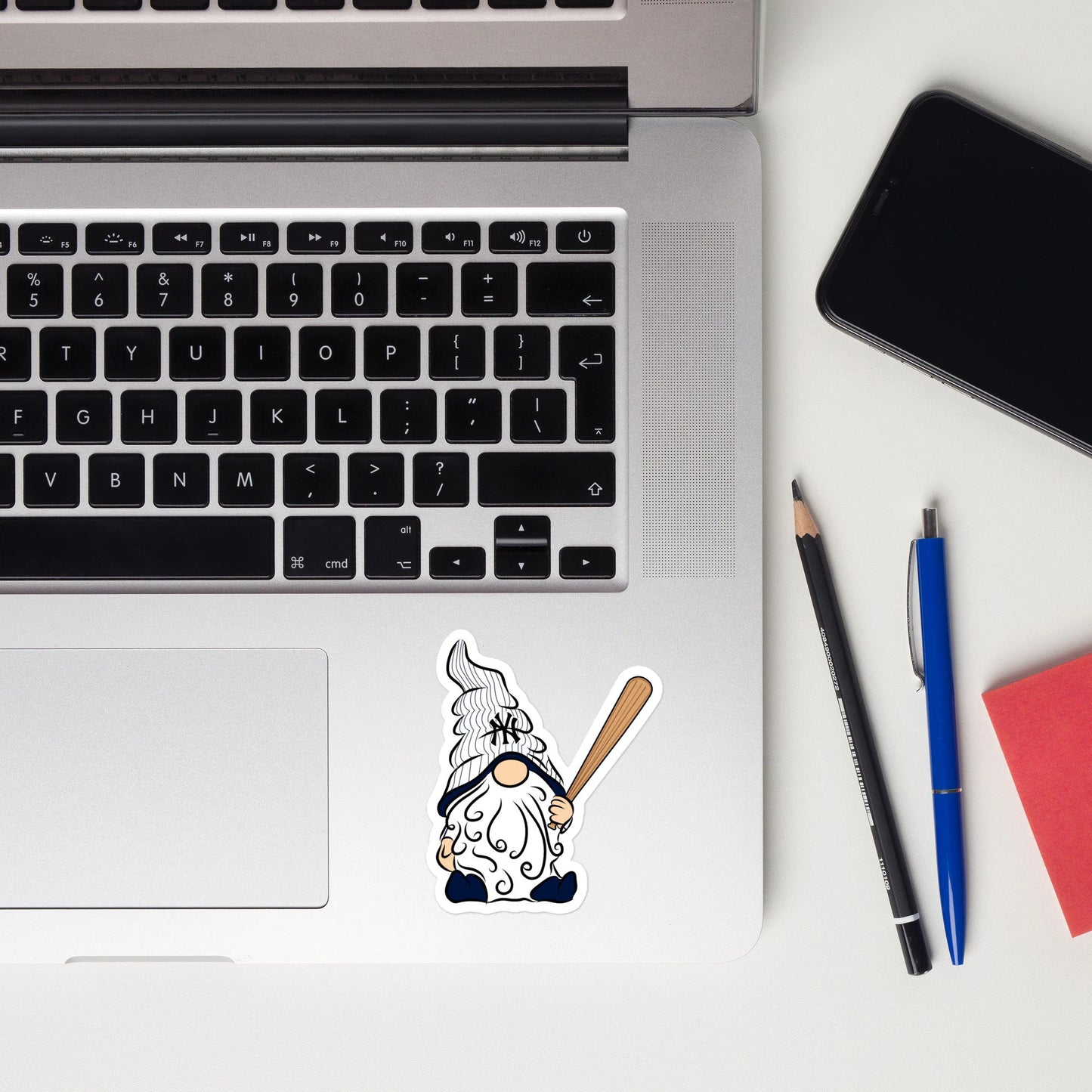 NY Yankees Vinyl Gnome Sticker Decal